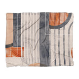 Gordian Navy & Orange in King (104" x 88") Size