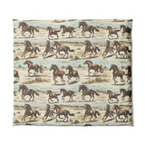 Wild Horses in King (104" x 88") Size