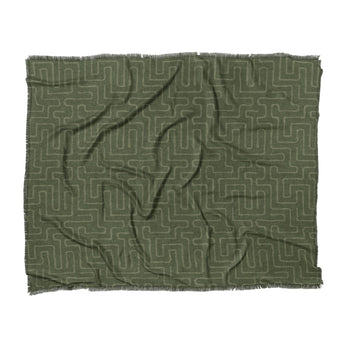 Terra Olive Green in King (104" x 88") Size