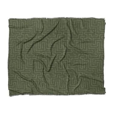 Terra Olive Green in King (104" x 88") Size