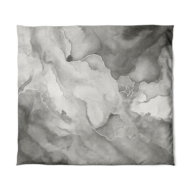 Zephyr Watercolor Grey in King (104" x 88") Size