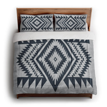 Reyno Navy & Stone in King (104" x 88") Size