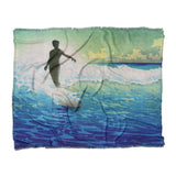 Hawaii Surfer by Charles Bartlett in King (104" x 88") Size
