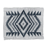 Reyno Navy & Stone in King (104" x 88") Size