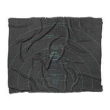 Solar System Charcoal & Teal in King (104" x 88") Size