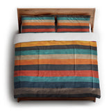 Brush Stripes Multicolor in King (104" x 88") Size