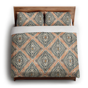 Boden Orange & Blue in King (104" x 88") Size