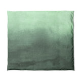 Kieran Watercolor Green Ombre in King (104" x 88") Size