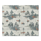 Gone Fishing in King (104" x 88") Size