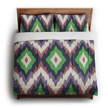 Dyani Eggplant & Matcha in King (104" x 88") Size