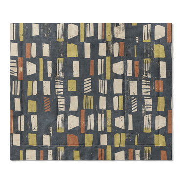 Milo Navy, Lime, & Terracotta in King (104" x 88") Size