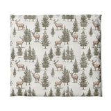 Forest Deer in King (104" x 88") Size