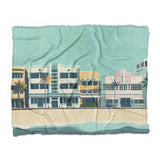Art Deco Beach in King (104" x 88") Size