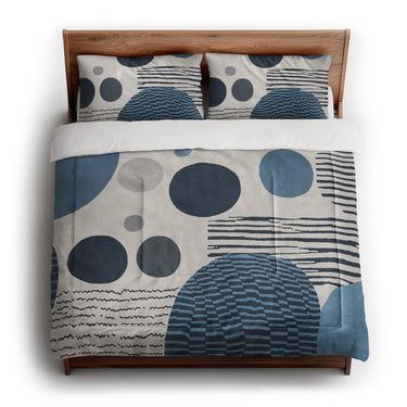 Charl Blue in King (104" x 88") Size