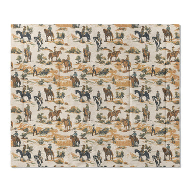Desert Cowboys in King (104" x 88") Size