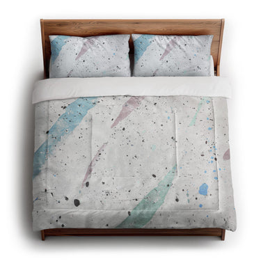 Stephanie Cool Splatter in King (104" x 88") Size