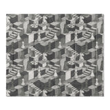 Harmon Surreal Chess Black & White in King (104" x 88") Size