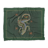 Hungry Alligator Green in King (104" x 88") Size