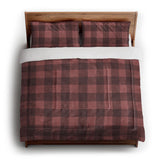 Buffalo Plaid Deep Red in King (104" x 88") Size