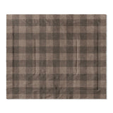 Buffalo Plaid Dark Cedar Brown in King (104" x 88") Size