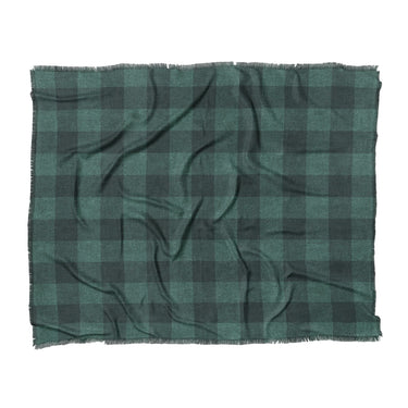 Buffalo Plaid Deep Teal in King (104" x 88") Size