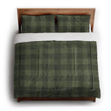 Buffalo Plaid Dark Olive in King (104" x 88") Size