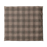 Buffalo Plaid Dark Cedar Brown in King (104" x 88") Size