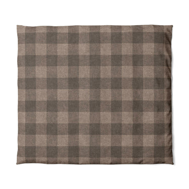 Buffalo Plaid Dark Cedar Brown in King (104" x 88") Size