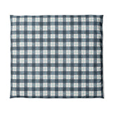 Wallace Plaid Blue & Teal in King (104" x 88") Size