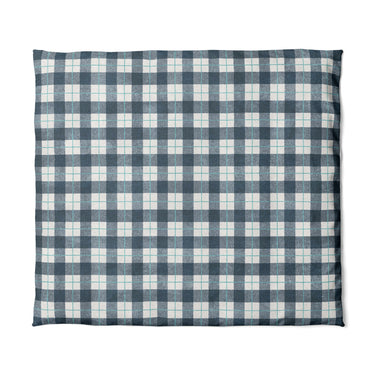 Wallace Plaid Blue & Teal in King (104" x 88") Size