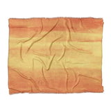Jacinda Watercolor Fire Orange Ombre in King (104" x 88") Size