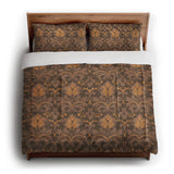Agnes Umber Brown in King (104" x 88") Size