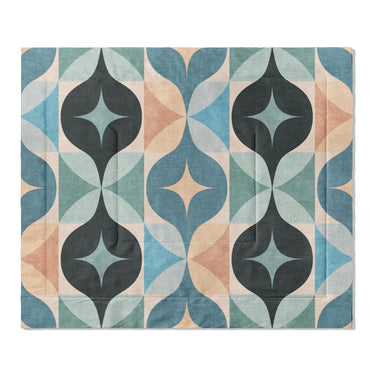 Maxine Seafoam & Peach in King (104" x 88") Size