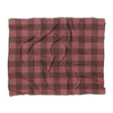 Buffalo Plaid Deep Red in King (104" x 88") Size