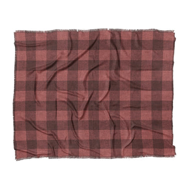 Buffalo Plaid Deep Red in King (104" x 88") Size