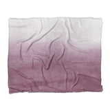 Kieran Watercolor Mauve Ombre in King (104" x 88") Size