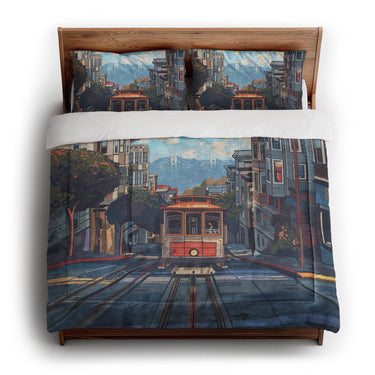 San Francisco Trolley in King (104" x 88") Size