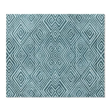 Hoffman Teal in King (104" x 88") Size