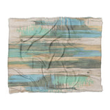 Jörgan Teal & Taupe in King (104" x 88") Size