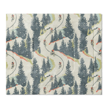 Downhill Descent in King (104" x 88") Size