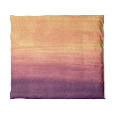 Imogen Watercolor Orange & Purple Ombre in King (104" x 88") Size