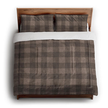 Buffalo Plaid Dark Cedar Brown in King (104" x 88") Size