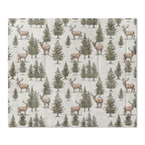 Forest Deer in King (104" x 88") Size