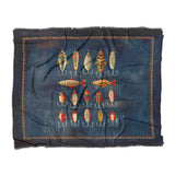 Fishing Lures in King (104" x 88") Size