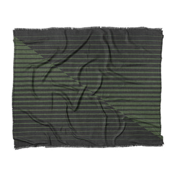 Euclid Black & Green in King (104" x 88") Size