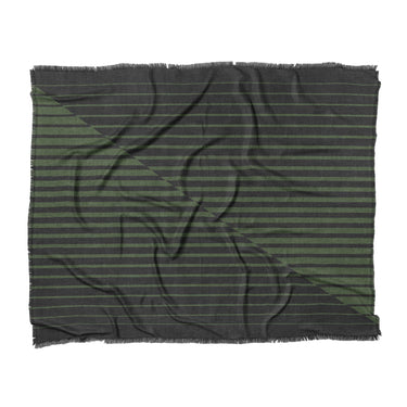 Euclid Black & Green in King (104" x 88") Size