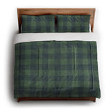 Buffalo Plaid Green Navy in King (104" x 88") Size