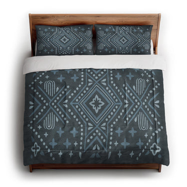 Durand Navy Blue in King (104" x 88") Size