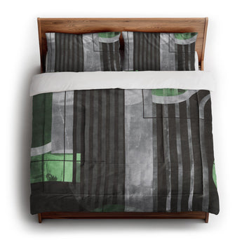 Gordian Dark Green in King (104" x 88") Size