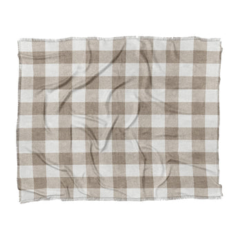 Buffalo Plaid Light Cedar Brown in King (104" x 88") Size